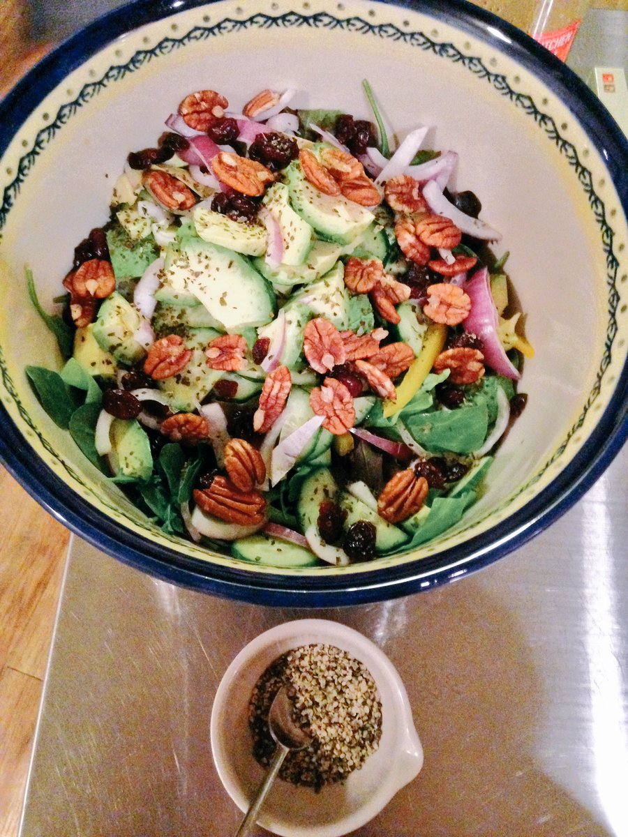 A #MeatlessMonday meal inspired by our friends <a href="/HappyHemp/">Happy Hemp</a>.