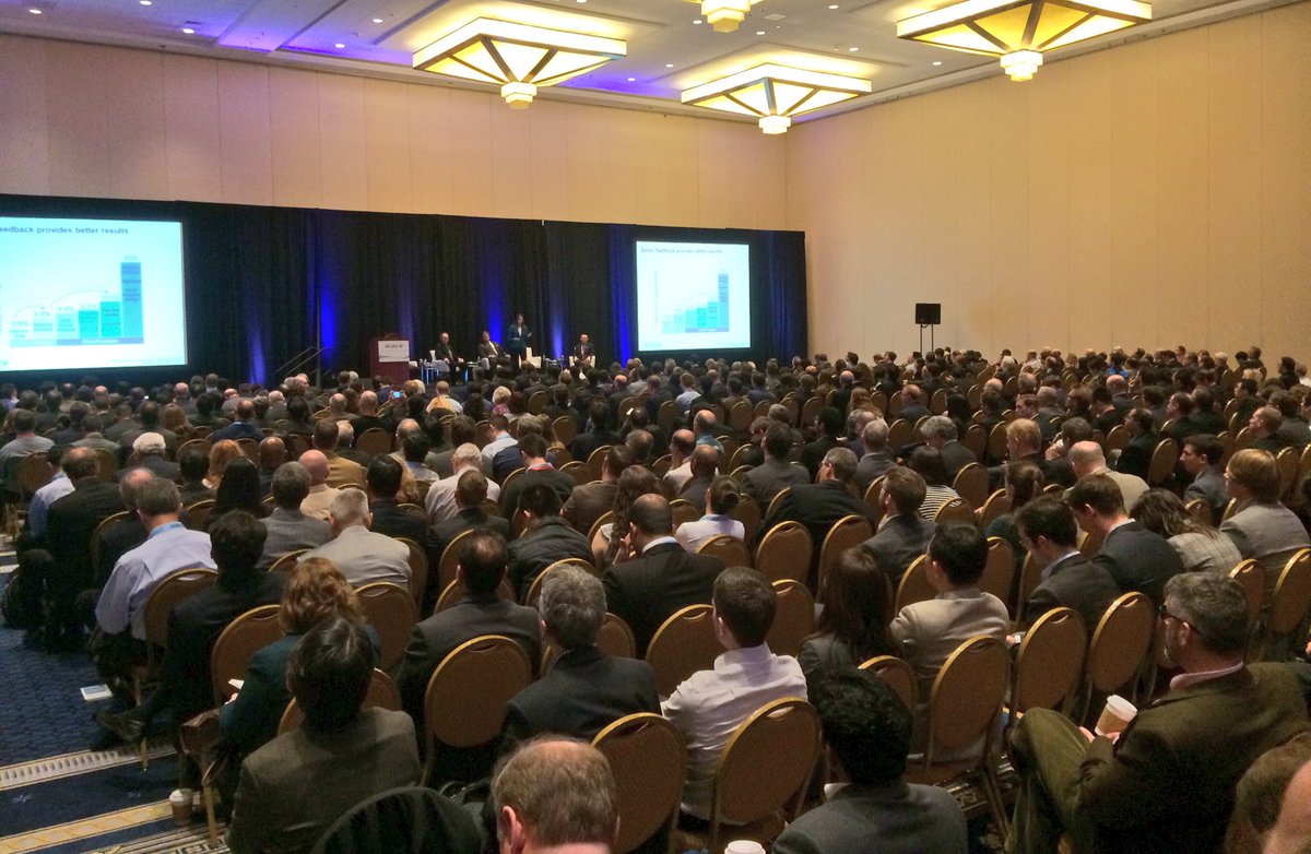 Another packed room as <a href="/ARPAE/">ARPA-E</a> Program Directors &amp; Fellows discuss concepts for our #energy future at #ARPAE16