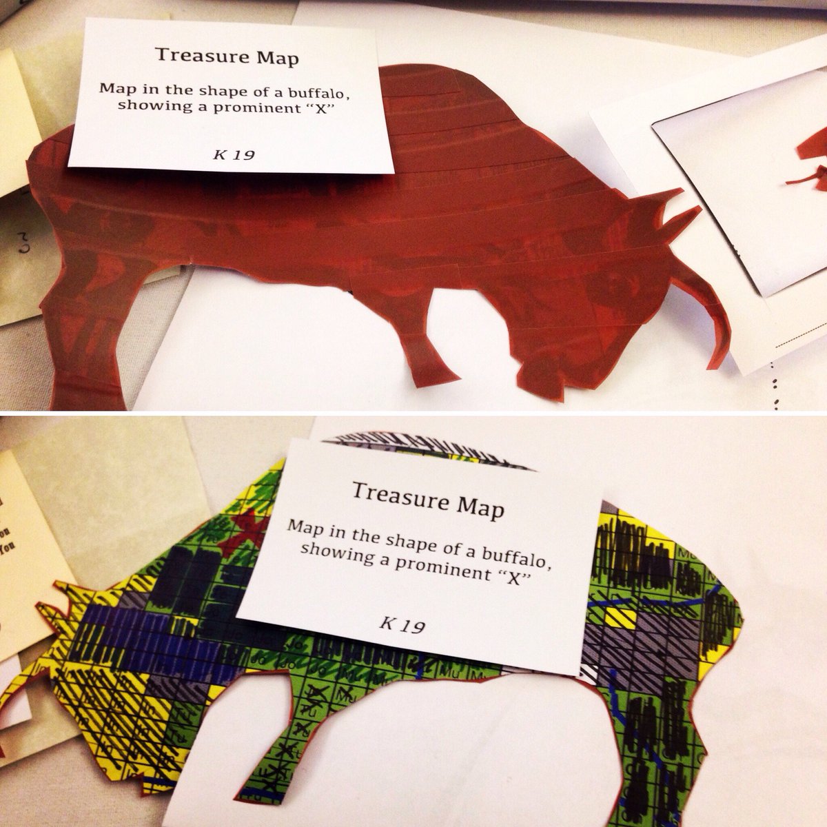 MissLilyRowan's tweet image. When it's not crazy busy at the GM desk, unexpected prop documents can happen. #LARPprops #IMadeAThing