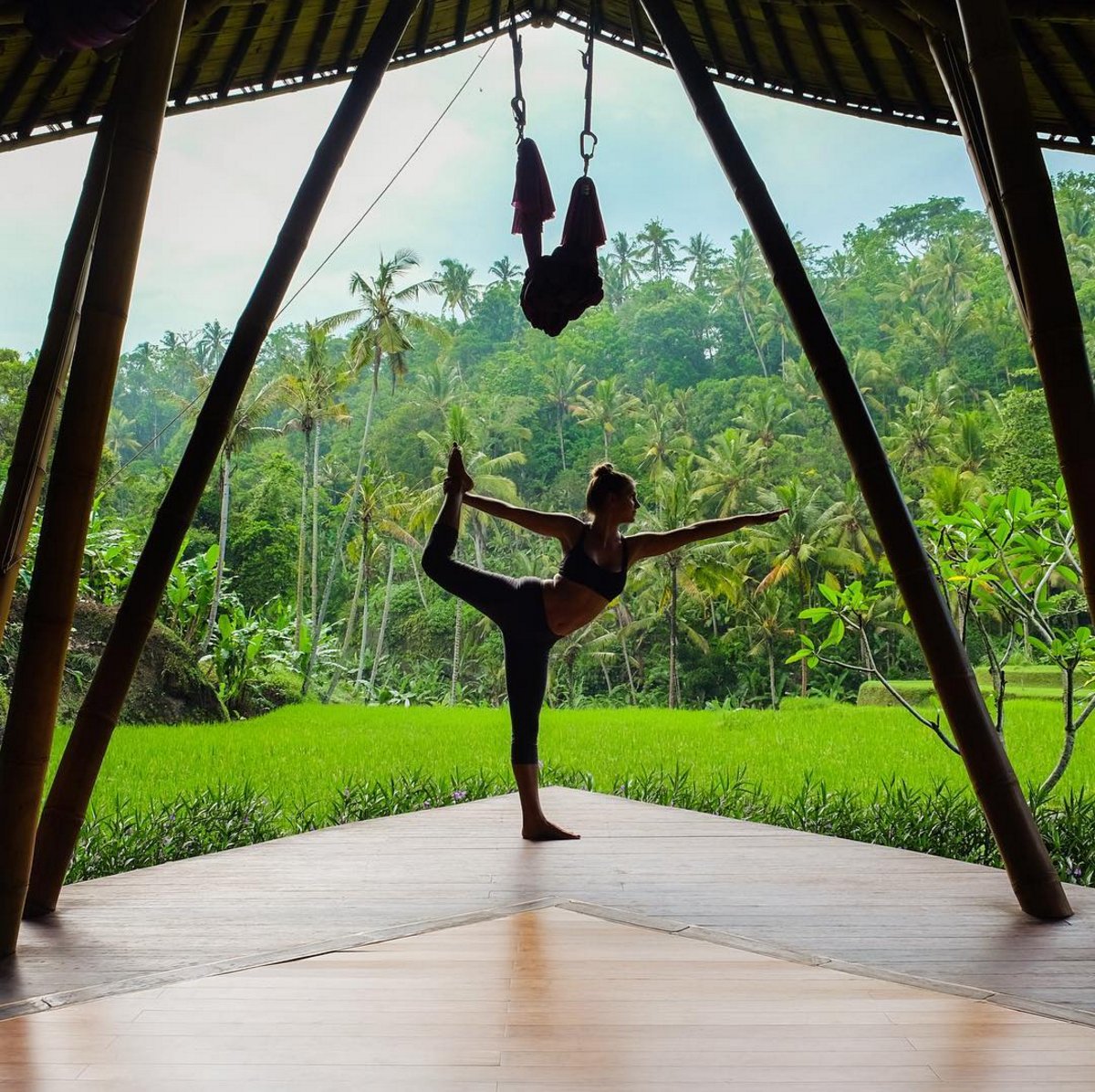 Namaste Bali 🙏 I'm so in love with Ubud, and so sad to leave! | <a href="/OtterBox/">OtterBox</a> #OtterBox #Yoga #Bali