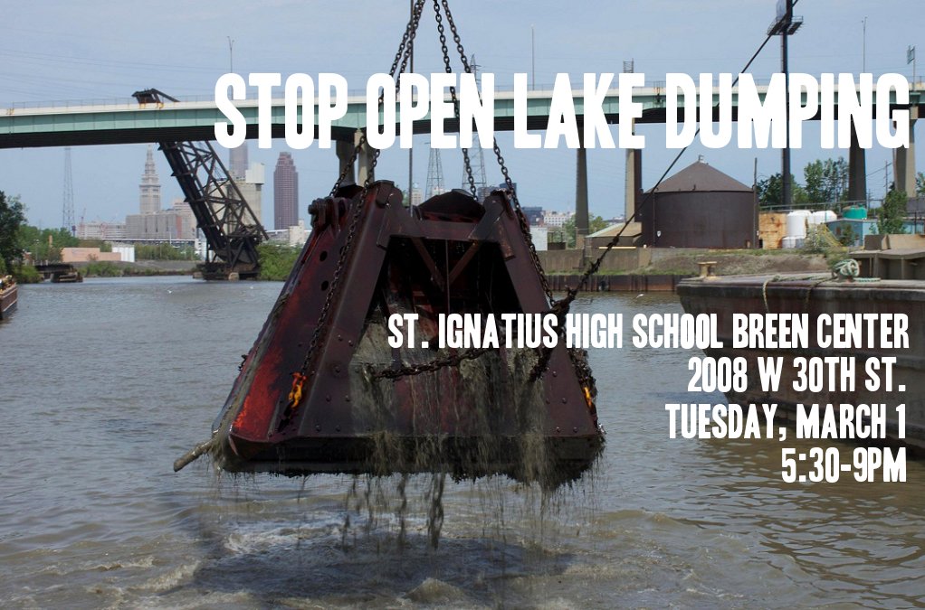 portofcleveland's tweet photo. Make your voice heard at a USACE public meeting &amp; join the Port of Cleveland in the fight to protect Lake Erie. https://t.co/cLmJZZz13g