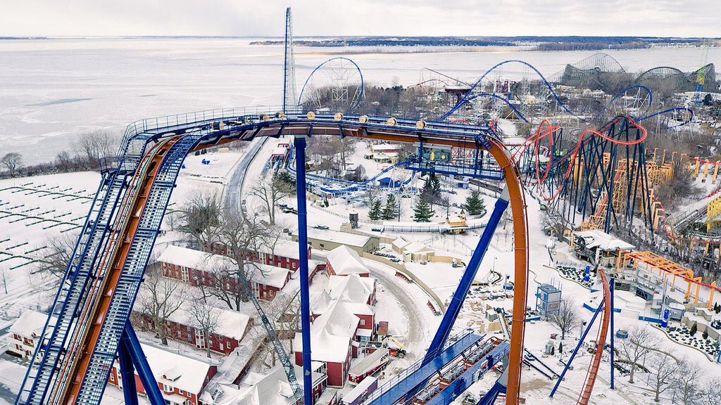 MillenniumForce's tweet photo. This View is Stunning. #Valravn #CedarPoint #MillenniumForce #CPCoasters https://t.co/1YrdFqlT80