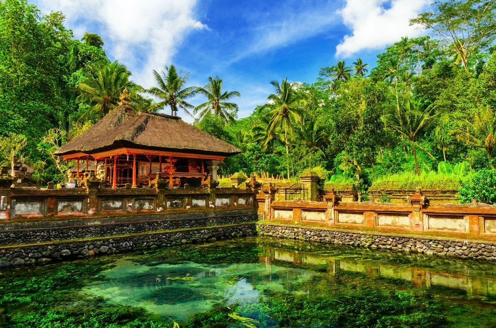 It's 74 degrees in Bali.