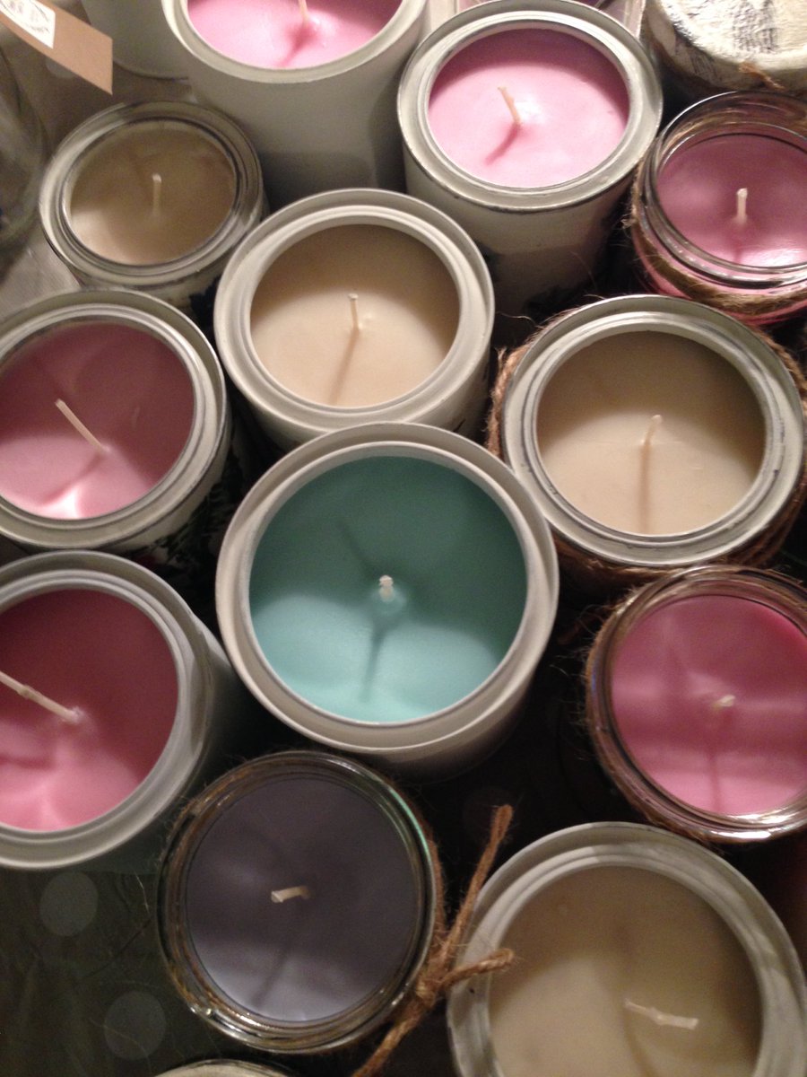 So many pretty colours! #candles #handmade #gift #beautiful #vintage #soycandles