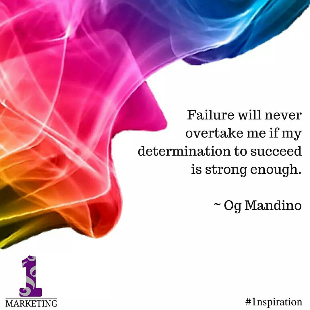 1MarketingTweet's tweet photo. Great #quote to recite in the face of #failure Stay Determined! #determination #success #1nspiration #1Marketing https://t.co/iktNVfzOHl
