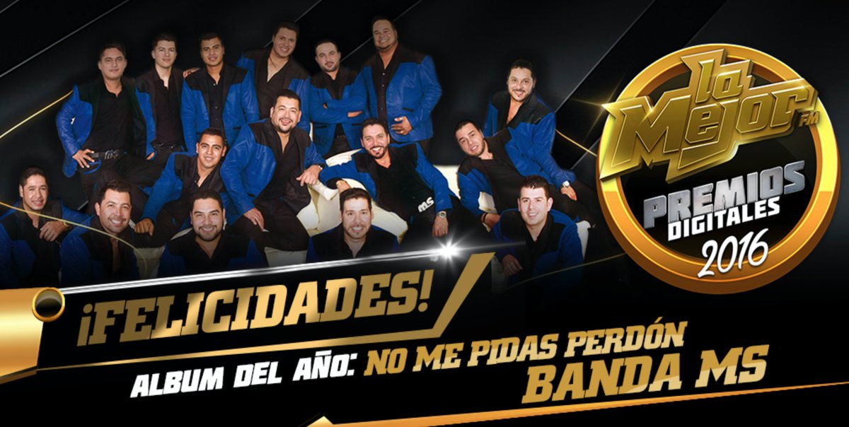LaMejor's tweet photo. ¡@BANDA_MS se llevó varias! #PremiosDigitalesLaMejor👏
- Banda del Año
- Album del Año
- Gira del Año
- Video del Año https://t.co/puOIowm5BD