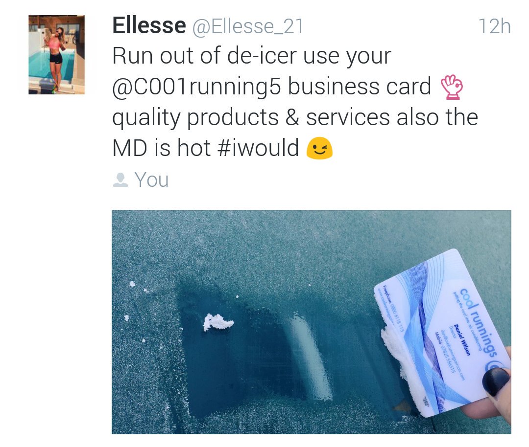 Well what can I say..... another happy customer!!!! #CoolRunnings