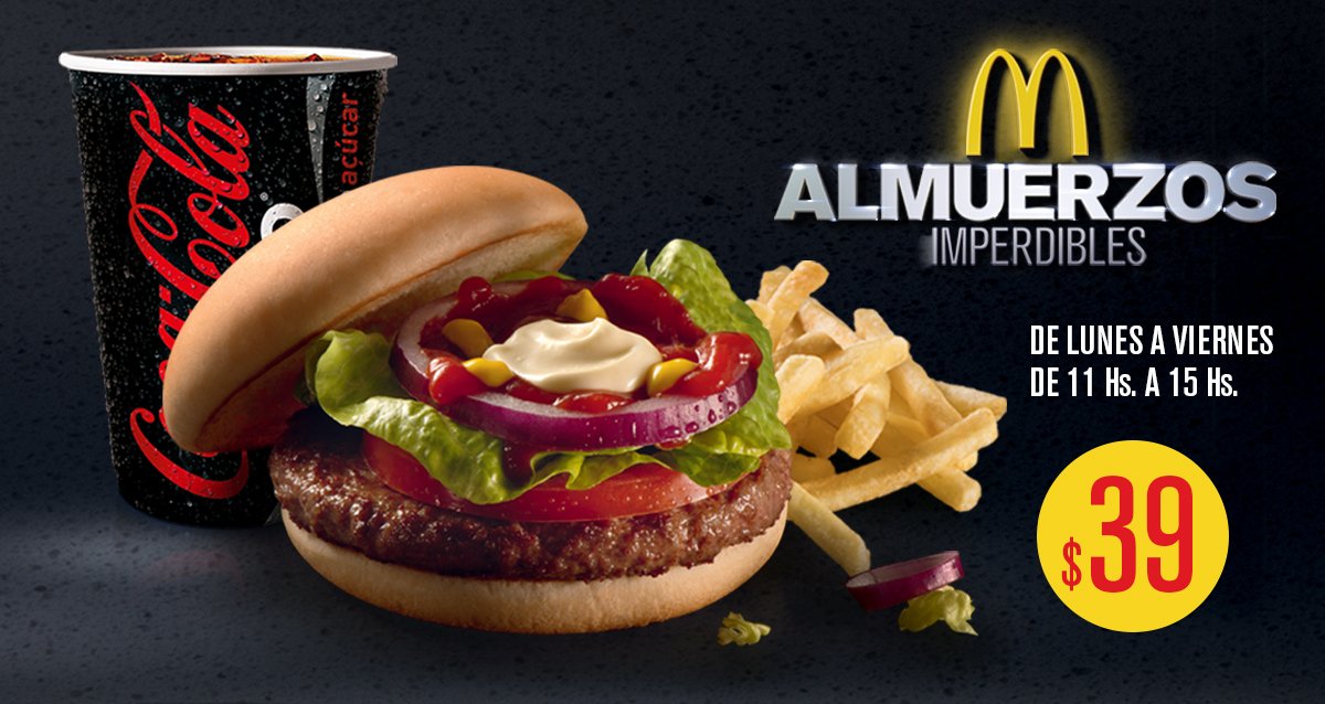 McDonalds_Ar's tweet photo. Te mudaste solo y no sabés ni cómo se prende la hornalla. Tranquilo, llegaron los Almuerzos Imperdibles a $39. https://t.co/pDgOchJF8L