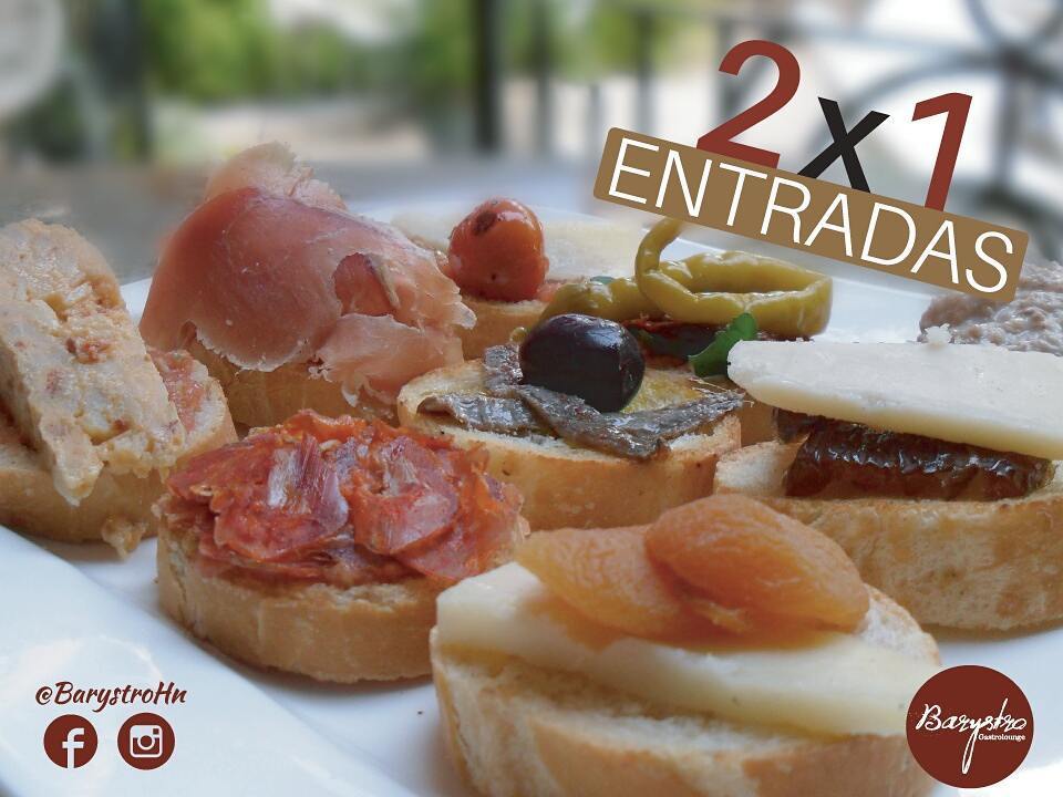 Barystro's tweet image. Promoción del Día: Todas nuestras deliciosas entradas a 2x1. #Barystro quiere que empec… ift.tt/1RBi2CO