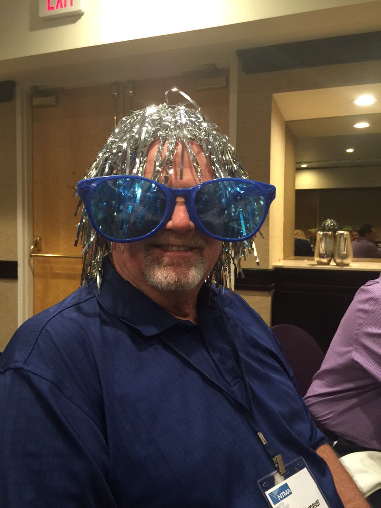 NTMATalk's tweet photo. NTMA National Chairman Herb Homeyer is having a great time at the networking lunch! #NTMACLS2016 @HomeyerPM https://t.co/cuopVTDi02