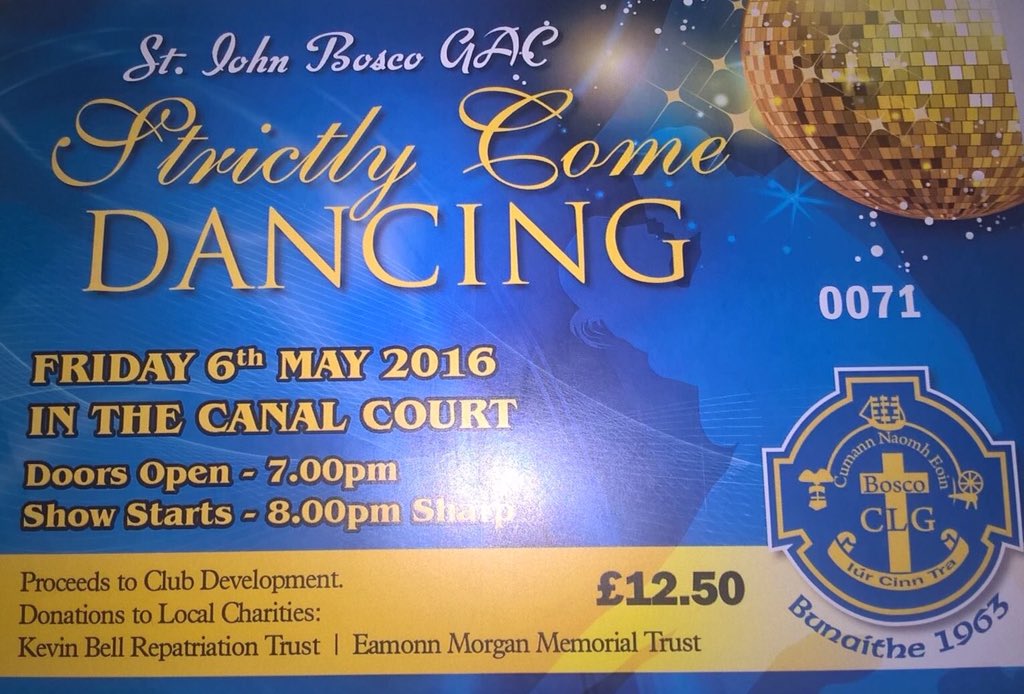 Many thanks to @newryboscogfc who have included KBRT as one of the two beneficiaries from their upcoming fundraiser.