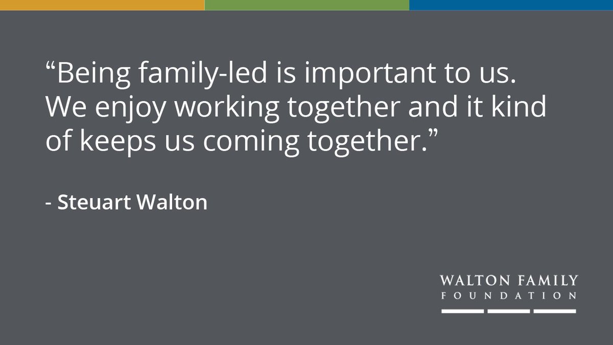 WaltonFamilyFdn's tweet image. Board member Steuart Walton and the importance of family-led philanthropy: bit.ly/1ScvoHK