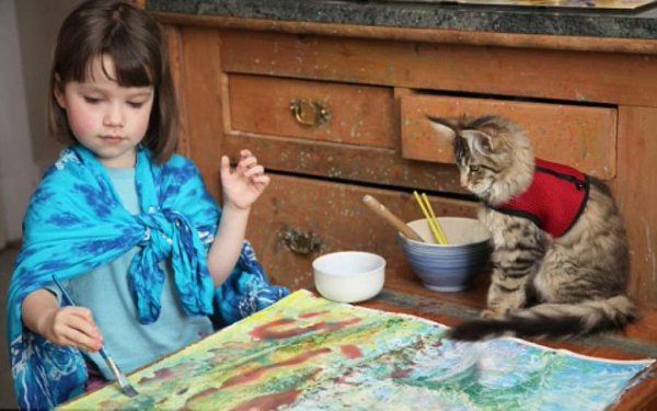 Las obras de arte de Iris Grace, la niña con autismo que ha impresionado al mundo atres.red/v8fzu