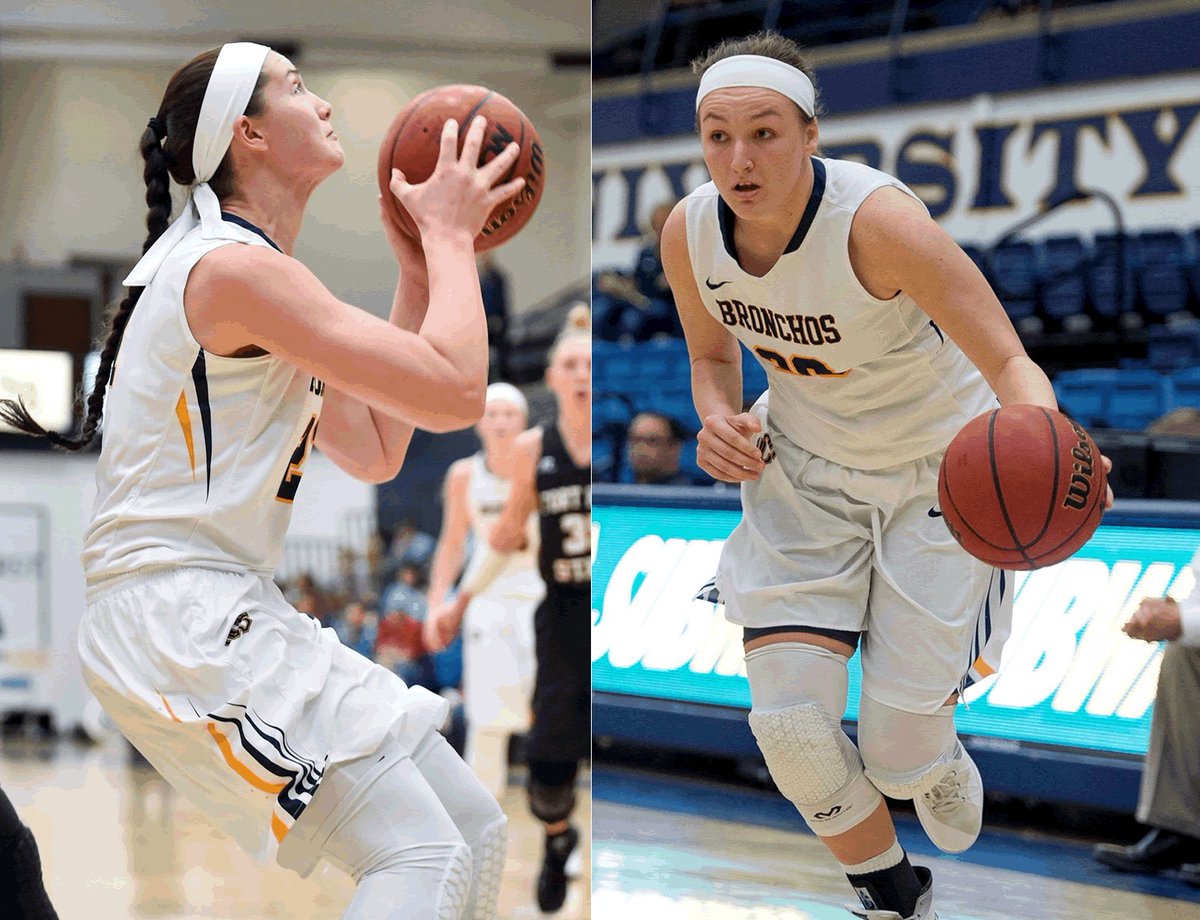 ucoathletics's tweet photo. Congrats to @KenzieMFLeigh and @JuliaAnnMason21 of @UCOWBB for earning All-MIAA honors! https://t.co/gq1haBiyu6 https://t.co/Ury0amRYQW