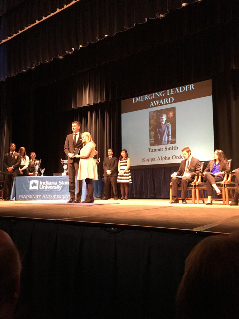 bjmisu's tweet photo. Emerging Leader award to Tanner Smith #FSL2015 https://t.co/MQNdSu30aT