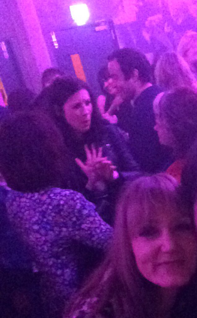 SilverxVideos's tweet photo. Someone has had a lot of fun yesterday night! Good for you guys!! You freaking deserved it ๐ #OutlanderWrapParty https://t.co/8SaB76LOo2