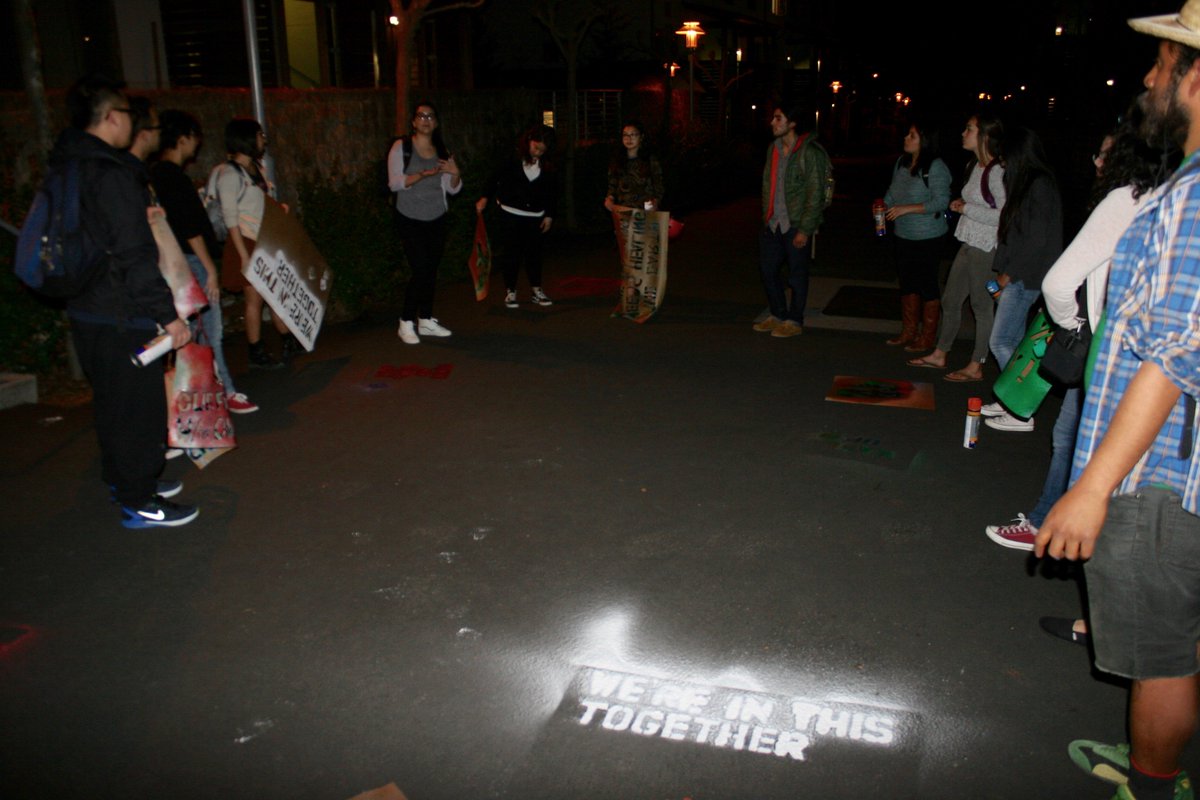 PoCSCollective's tweet image. Art Tools for Environmental Justice was a big success! (It's chalk spray, don't worry 😉) #HealingIsResistance #POCSC