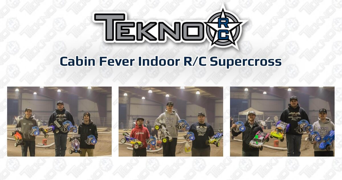 Tekno RC Captures Three Wins at The Cabin Fever Indoor R/C Supercross! bit.ly/1nd2aeS