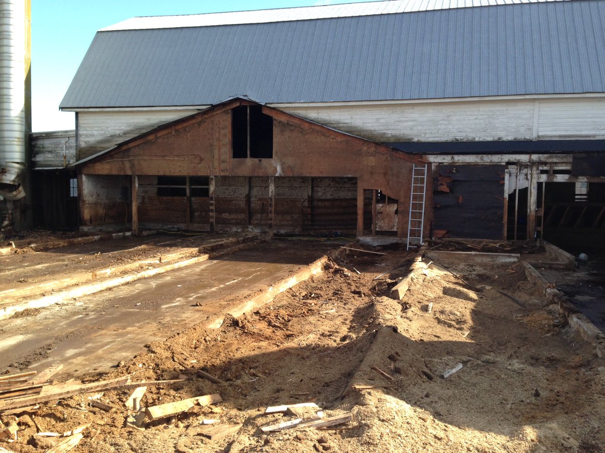bchopco's tweet photo. In less than 30mins, it came down. A pile of rubble to clean up now before building can begin. Exciting times!! https://t.co/VPKshk0S5n
