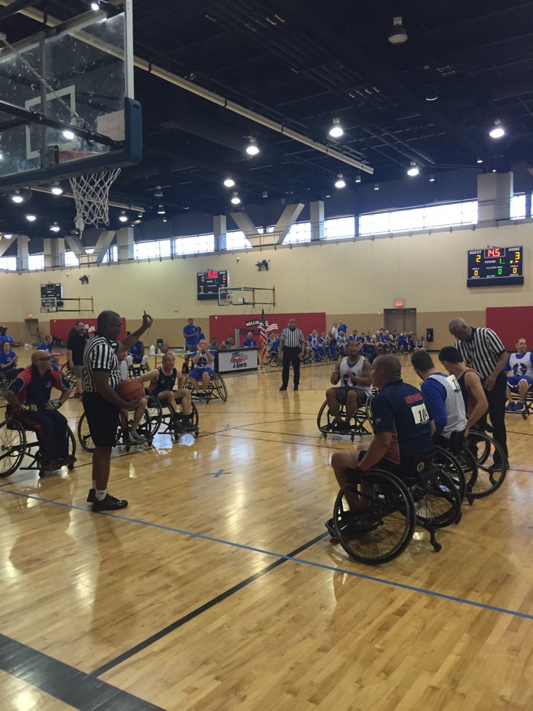 MaxMoclock's tweet photo. Hooping it up at the Nellis Fitness Center #AFtrials @AFW2 @DeloitteGov https://t.co/IYBtDj9oaA