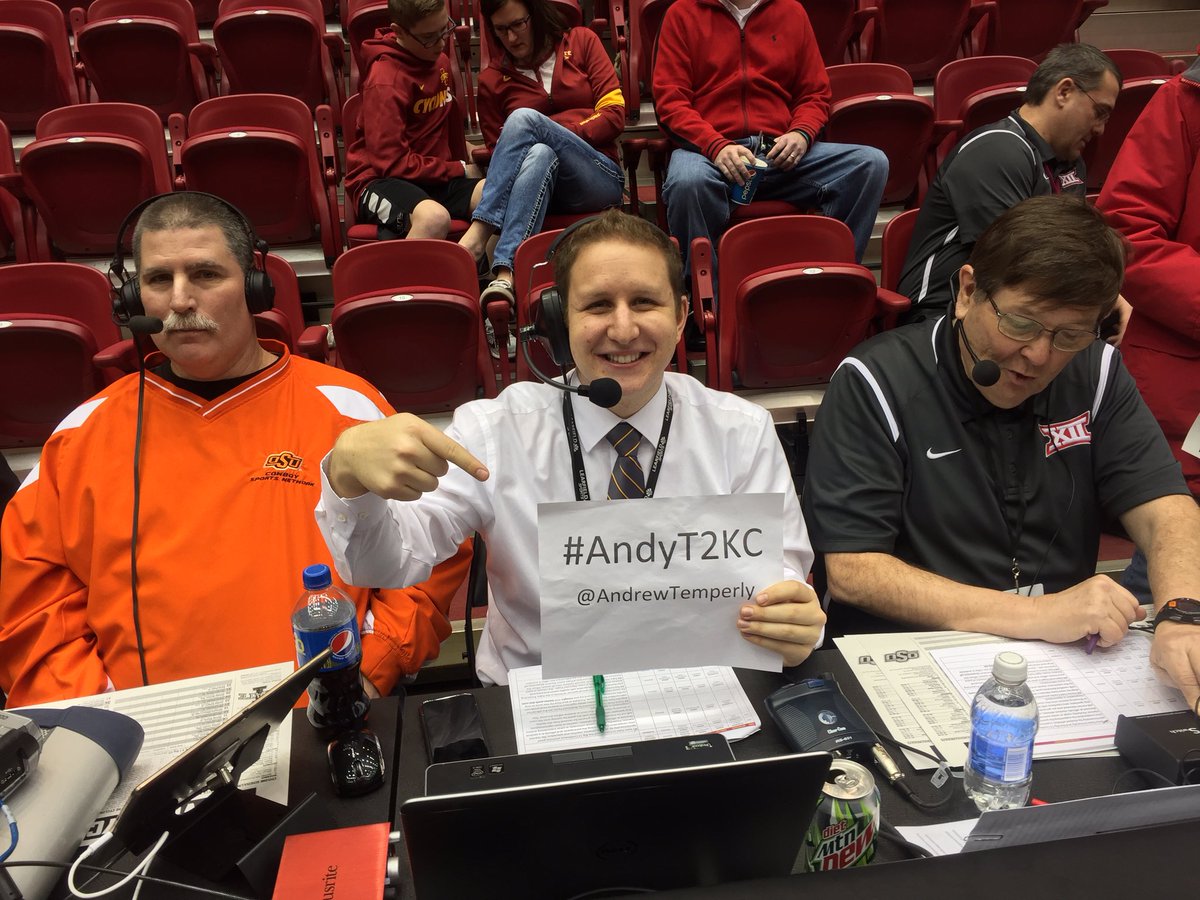 AndrewTemperly's tweet photo. .@CampusInsiders @DoronTam supports #AndyT2KC as @Big12Conference guest reporter! https://t.co/S75Is4sa8D