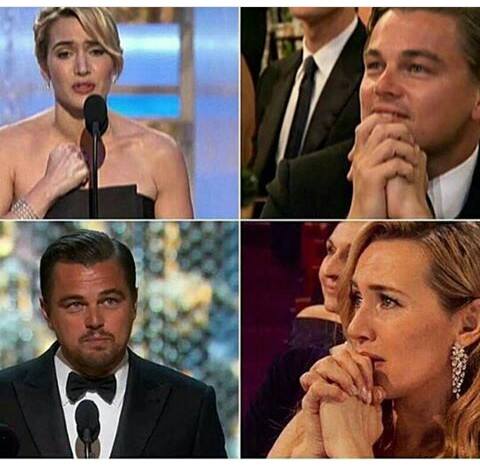 AdaBjelanN1's tweet photo. True friendship :) #friendshipgoals #Oscars #KateLeo https://t.co/36foR3gD39