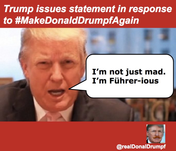 BREAKING: Donald Trump issues statement in response to <a href="/iamjohnoliver/">John Oliver</a>'s #MakeDonaldDrumpfAgain