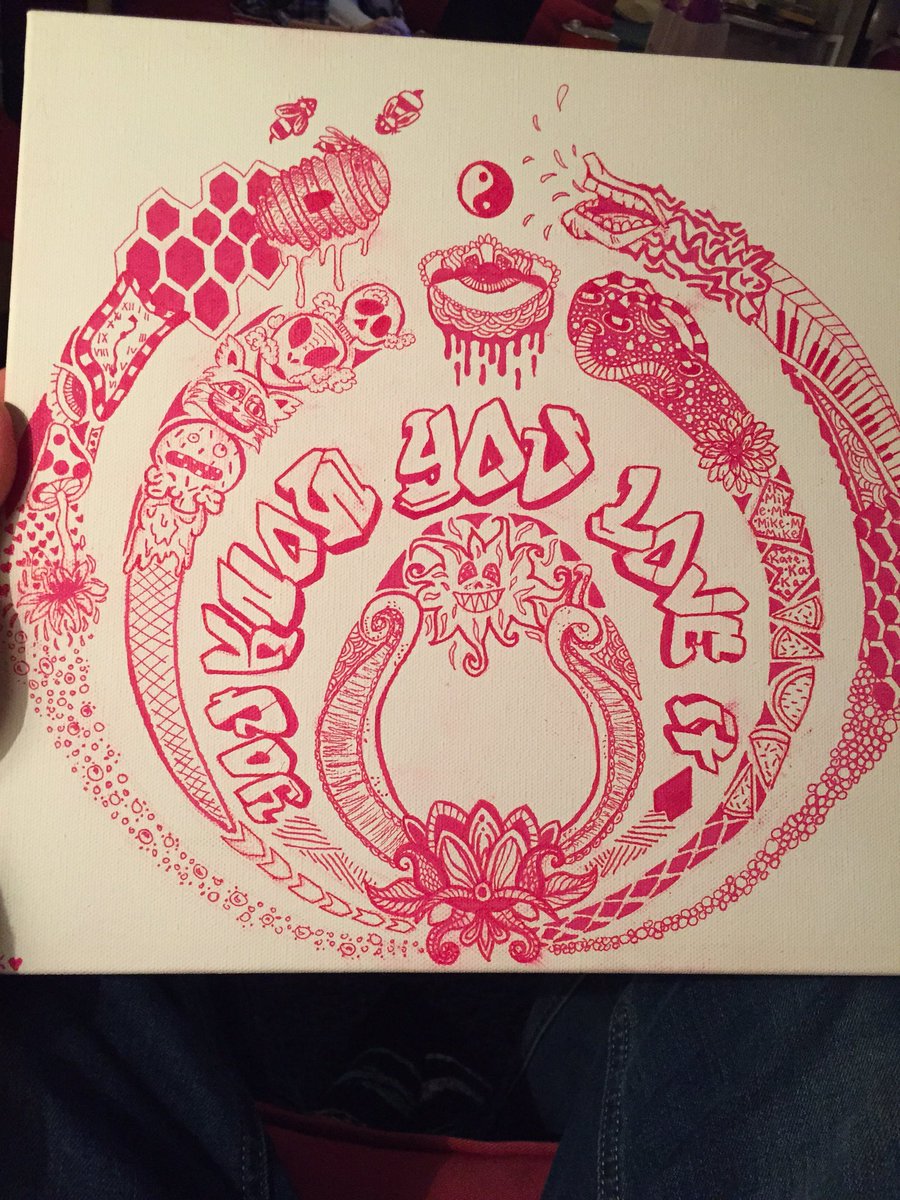 Shileyy's tweet photo. My girlfriend drew this for me! @bassnectar @bass_network https://t.co/Vcy8FnaK6N