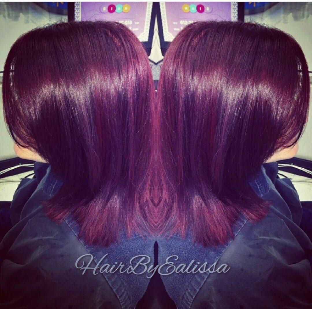 EalissaM's tweet photo. Beautiful burgundy #hairbyealissa https://t.co/l3Fobm4312