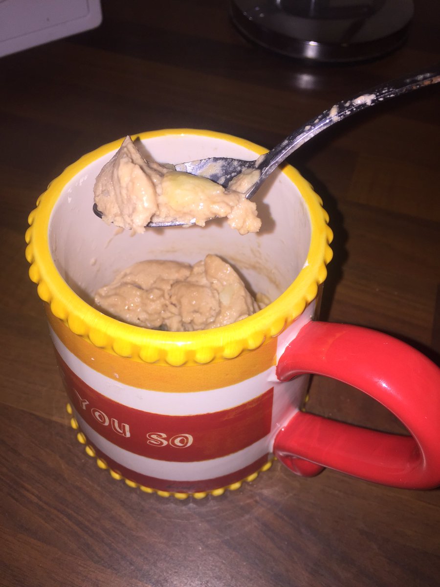 thefitchrissy's tweet photo. Making a delicious dessert!1scoop of @CTD_Sports coco,splash of almond milk,egg,banana,baking powder #ctdnation https://t.co/FNmk2M6j65