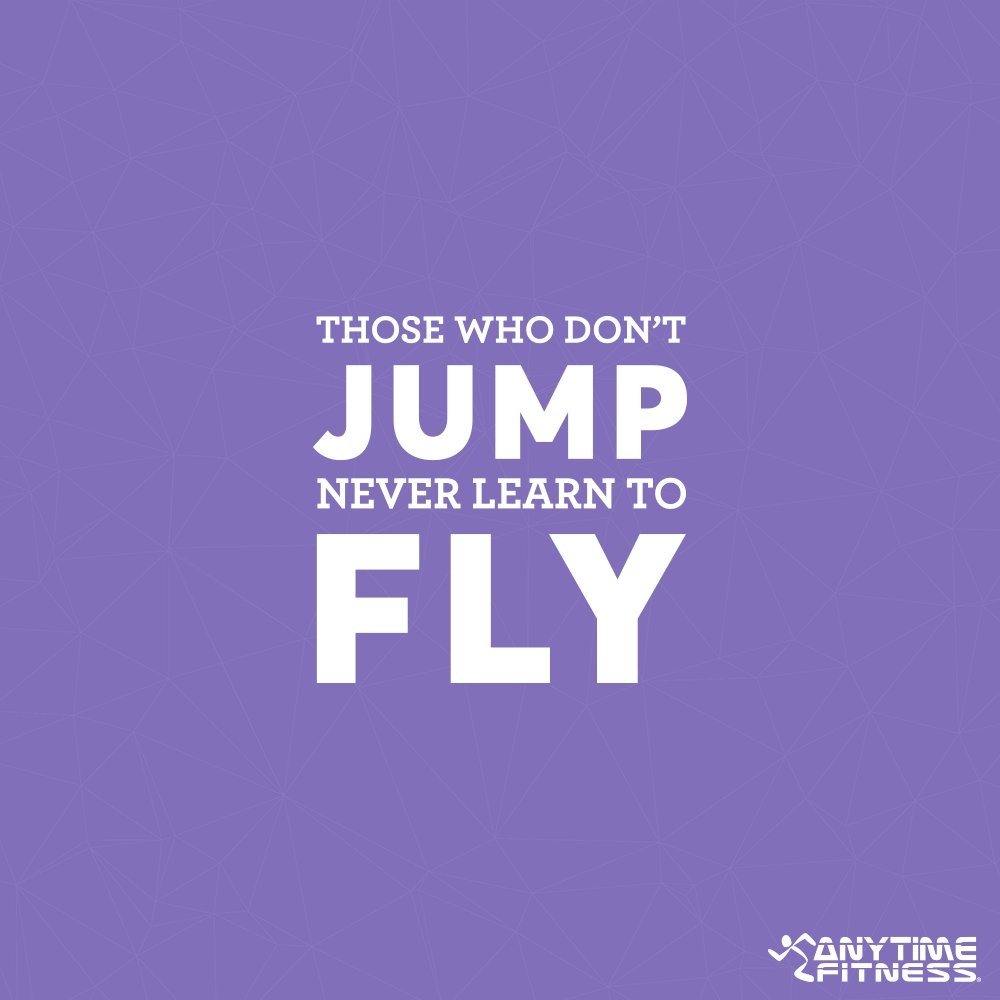 AFAirdrie's tweet photo. It's time to take the leap. #AnytimeFitness #Motivation https://t.co/fDUtxciOgG