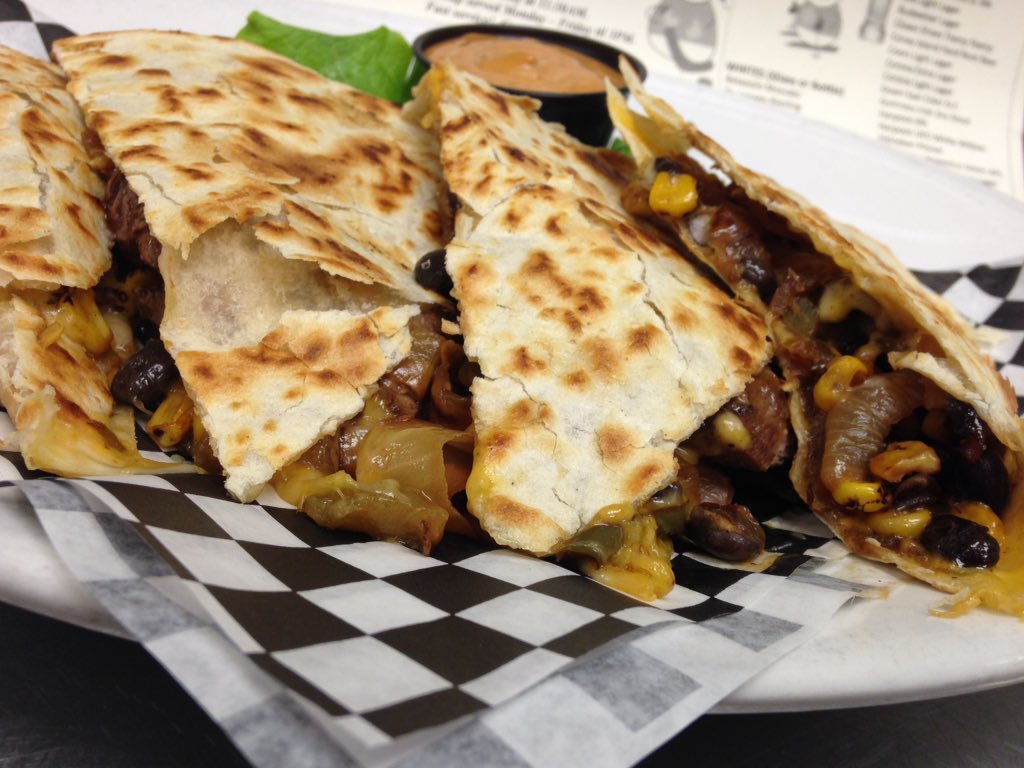 CafeMedway's tweet photo. Southwest steak quesadilla. Yes please! https://t.co/Q7OBIFxrKK