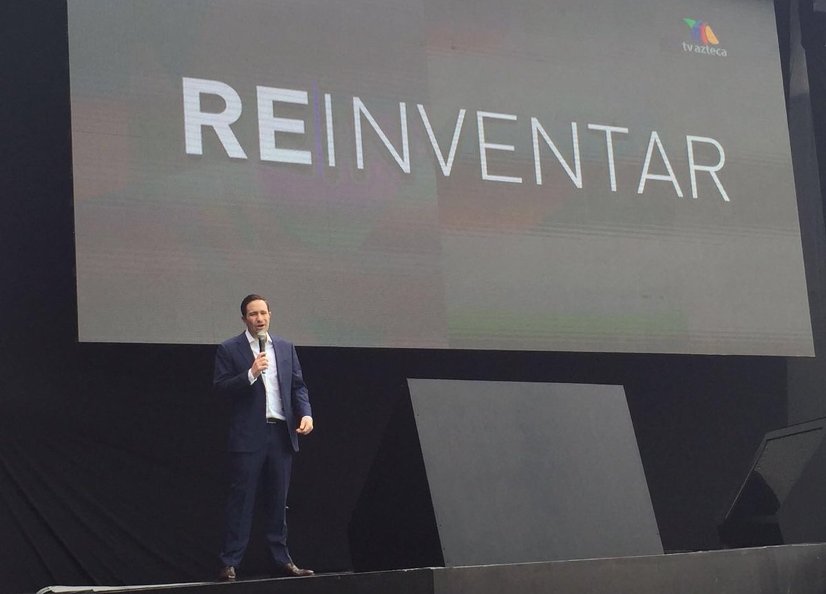 SalinasBenjamin's tweet photo. Que la voz de @Azteca se oiga lejos y fuerte: hoy inicia la #Reinvención de nuestra televisora y seremos la mejor https://t.co/l2dblYm8vS