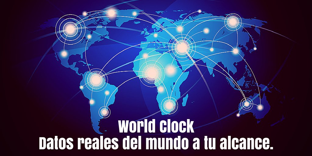 #Inspiración Cifras de lo que está pasando en el mundo en tiempo real <a href="/worldclock/">WorldClock.com™</a>
bit.ly/1oUax0U