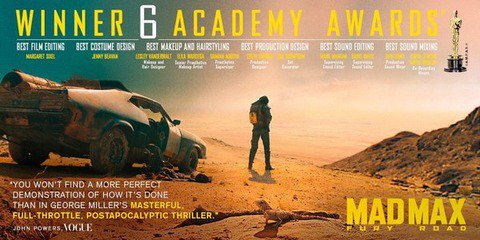 BPSauto's tweet photo. Congrats to @MadMaxMovie at the #oscars last night! doing #Australia proud! #movienightthisweekend #whatalovelyday https://t.co/tVYCfO9RHl