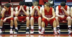 drees_3's tweet photo. When Southeastern realized they had to play @LoramieHoops in the district championship again #SilverMedals https://t.co/hIgBQvvhQ2