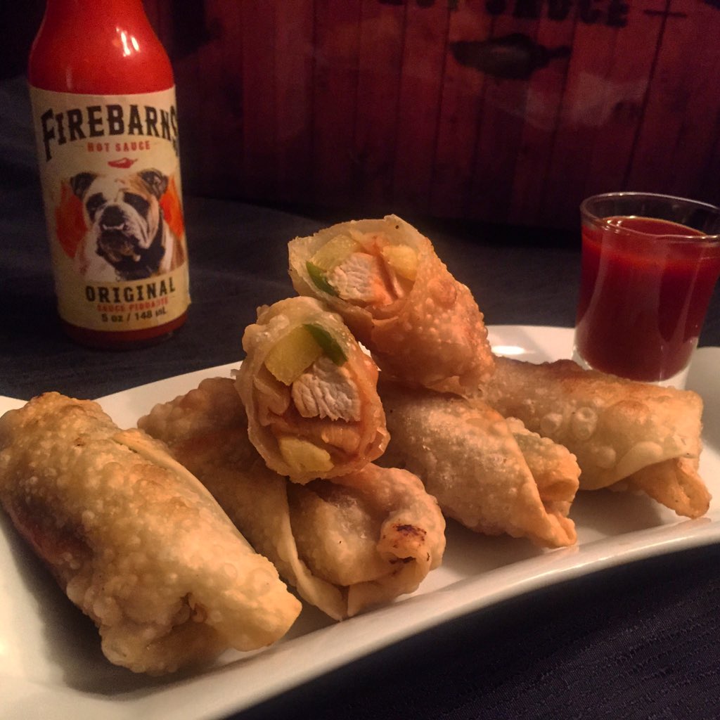 #food #foodorn #chickenbbq #jalapeno #imperialrolls #pineapple #hot #spicy #hotsauce   #firebarns