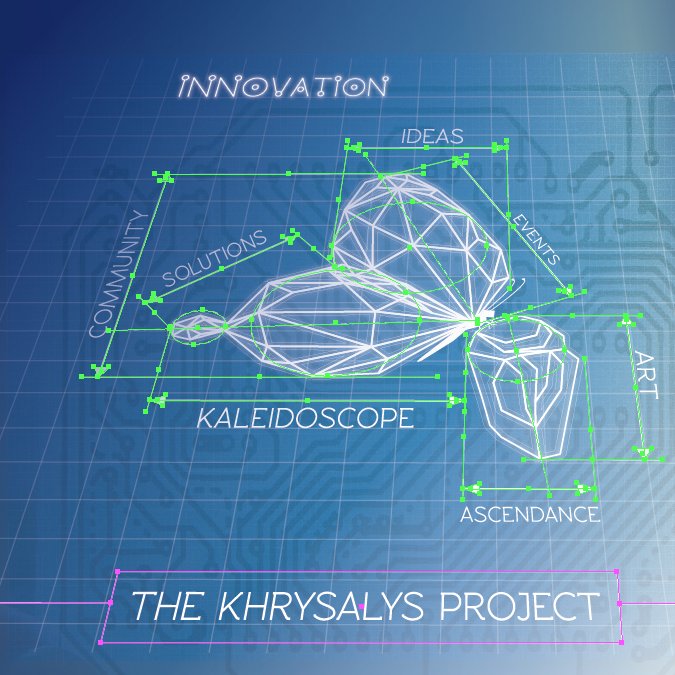 Beyond the #blueprint! The #Khrysalys Project shares innovative ideas, tech, art, &amp; #solutions that #changetheworld.