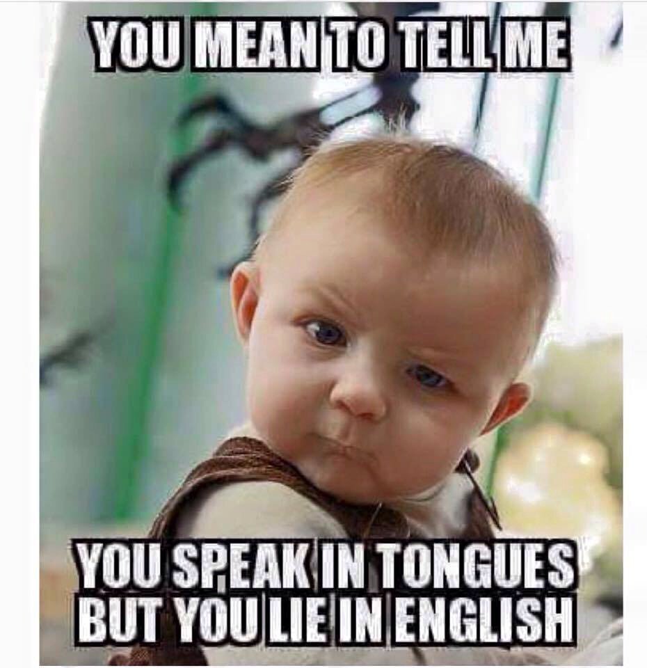 Charles Iduh On Twitter You Speak In Tongues But You Lie In