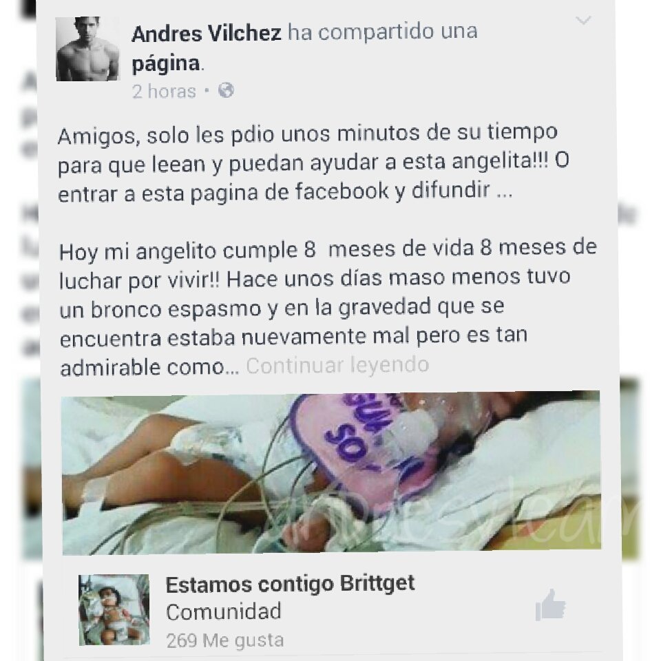 AndresVTeam's tweet photo. Por favor leanlo apoyemos que ayudar a esta noble causa  uno no esta libre de nada por favor leanlo😊 https://t.co/d36e0o4O5p