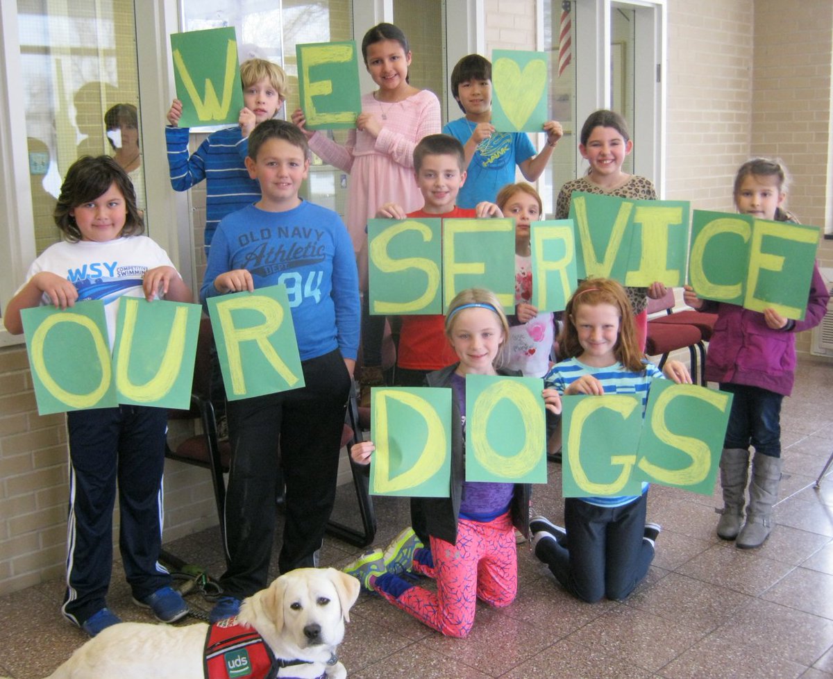 WESpolarbears's tweet photo. #WESgives to #UDServiceDogs #payingitforward https://t.co/Hw3UVvGmHo