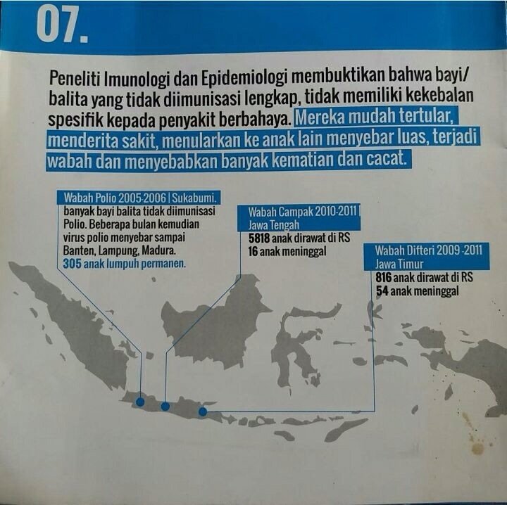 MedicalSecret's tweet image. Bahaya konspirasi antivaksin utk generasi mendatang. Ayo Imunisasi! @PBIDI @kedokteranindo @ISMKI_Wilayah2