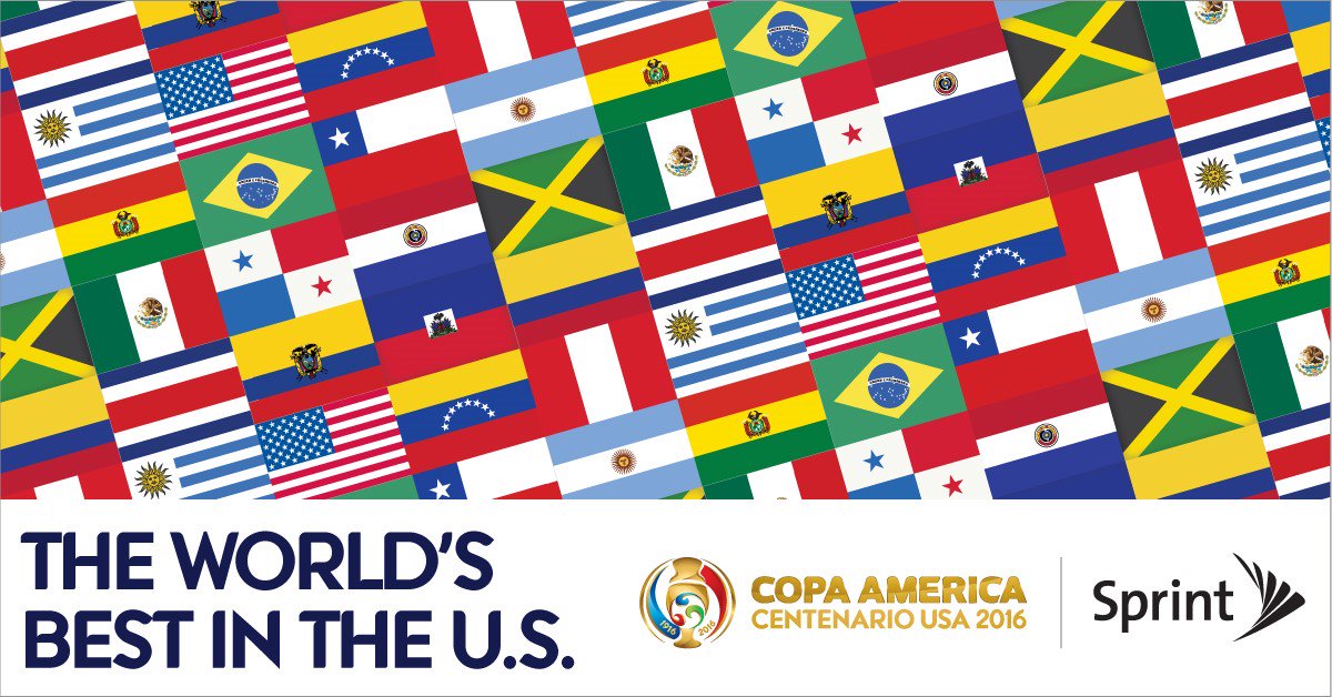 marceloclaure's tweet photo. Excited for @Sprint to partner w/ #Copa100 for @CA2016 tournament in June! https://t.co/h5dgeeRBOg https://t.co/oQY7a3zBaf