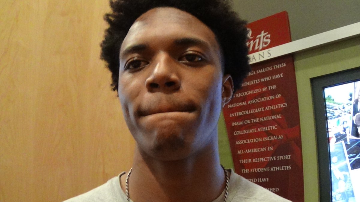 nsaf_track's tweet photo. Our interview w/ @___zay1 after his 47-10.75 TJ Michigan state record at @mitstrack Friday! https://t.co/eLWIeOkm3h https://t.co/GyylUYRnHI