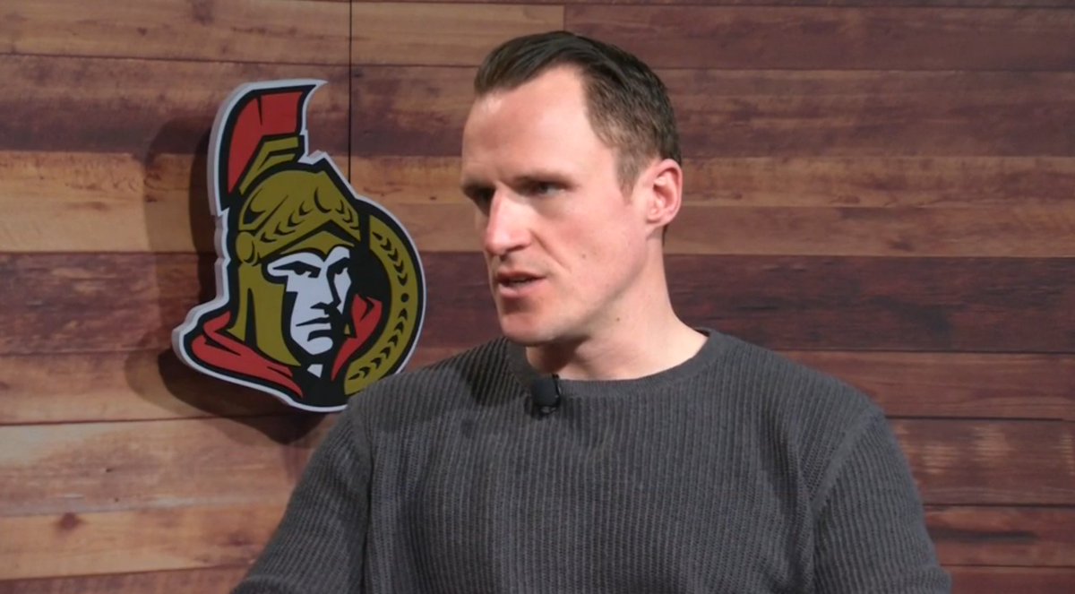 Senators's tweet photo. ICYMI: Dion Phaneuf sits down with Gord Wilson on NHL trade deadline day.

WATCH: https://t.co/YWe9l4SivD https://t.co/MtpUQDpP8r