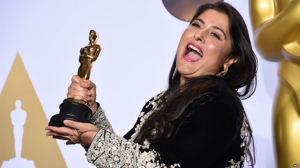 BBCNewsAsia's tweet photo. Pakistan's double #Oscars winner Sharmeen Obaid Chinoy

https://t.co/ibgRr6SKzE https://t.co/0pgO7j1jBZ