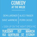 Photo by Comedy At The Wilde (@WildeComedy)