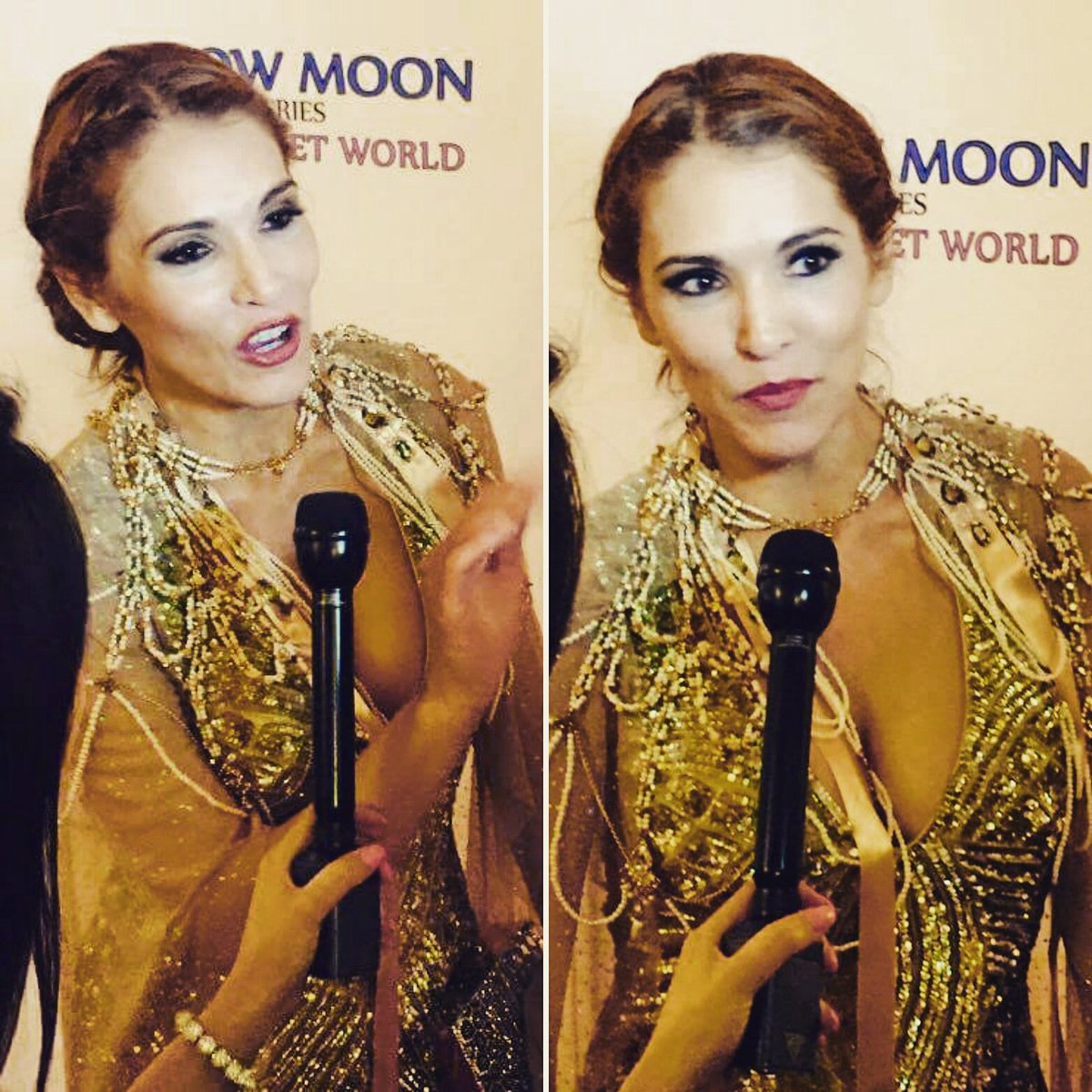 ViperaNYC's tweet photo. Acclaimed international fashion designer Sonjja Baram, looking absolutely flawless at the Oscars in VIPERA makeup https://t.co/vyDMgxKBTL