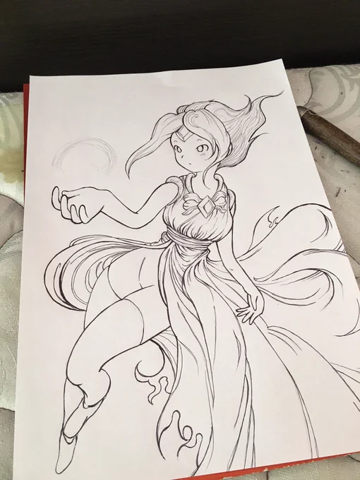 仕事あるのに何描いてんだ俺は 