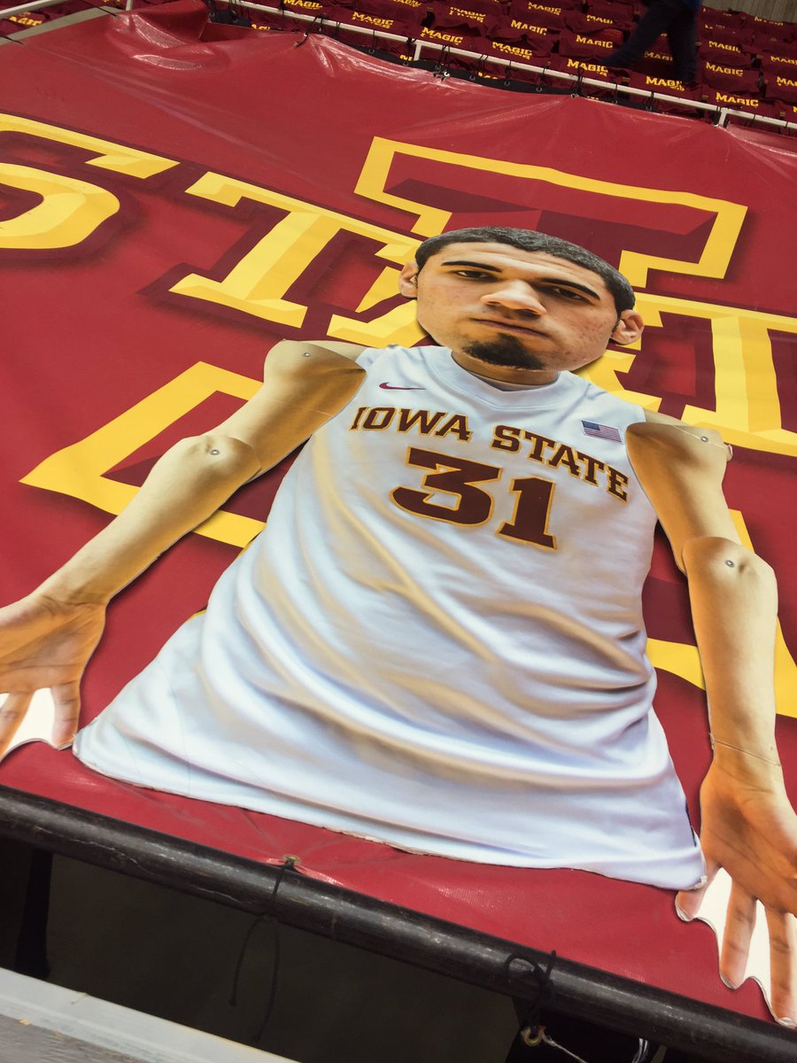 CycloneAlley's tweet photo. RT if you think we should hang Big Georges from the rafters https://t.co/w7Gdqw1HTT